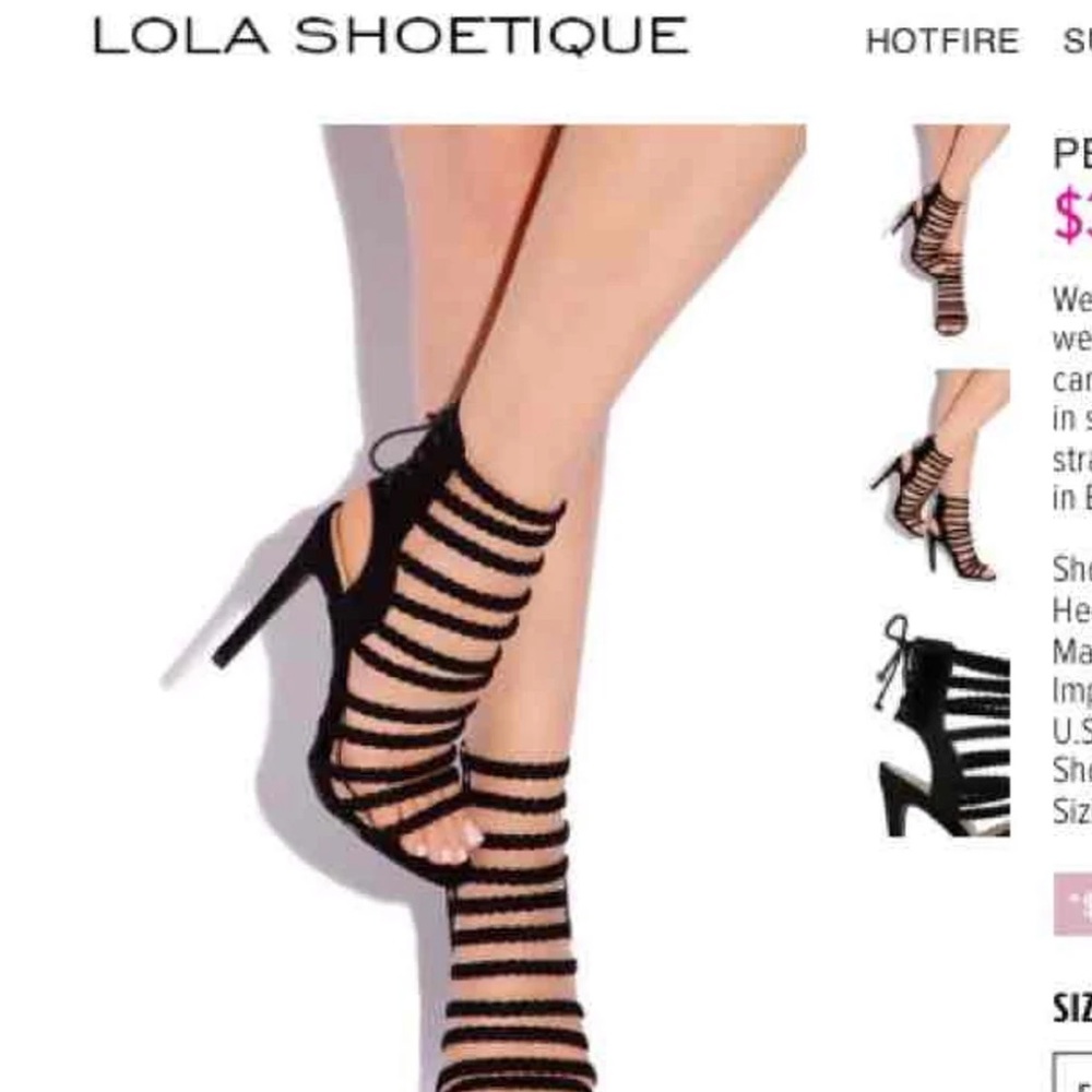 Lola Shoetique Black Heels